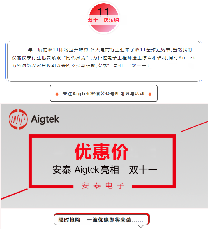 【鉅惠來(lái)襲】Aigtek功率放大器低價(jià)搶購！